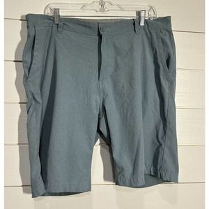 Burnside Mens Shorts Lightweight Blue Pockets Size‎ 36